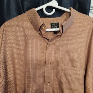Jos A. Bank Mens Traveler's Collection Shirt Size 3XB XXXL 3XL